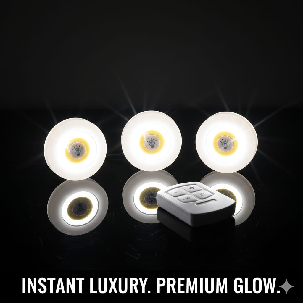 3 in 1 Wireless Remote Control led And Touch lights