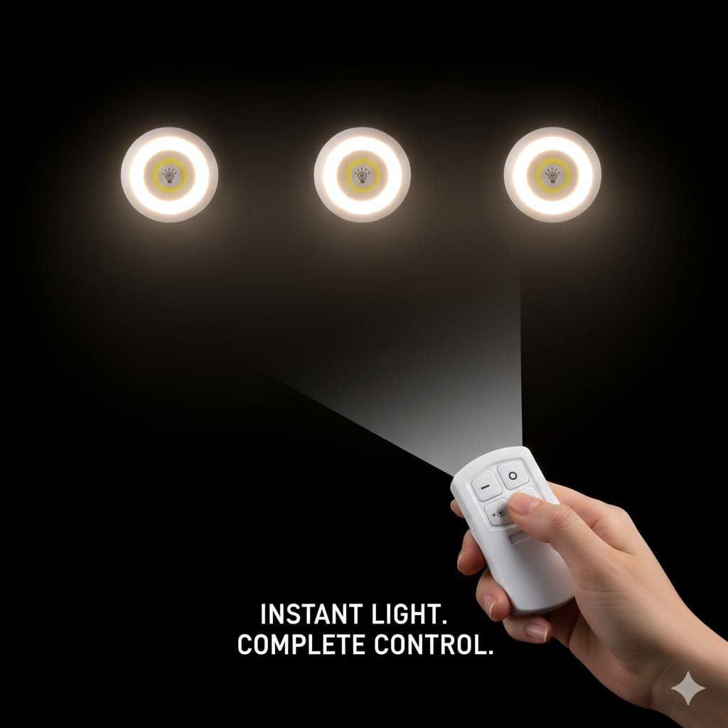 3 in 1 Wireless Remote Control led And Touch lights