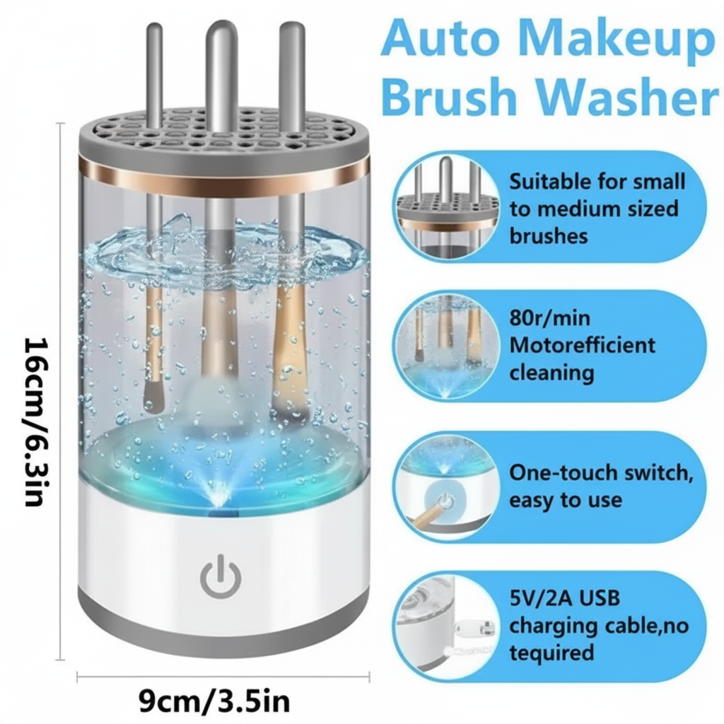 LuxeGlow Brush Purifier